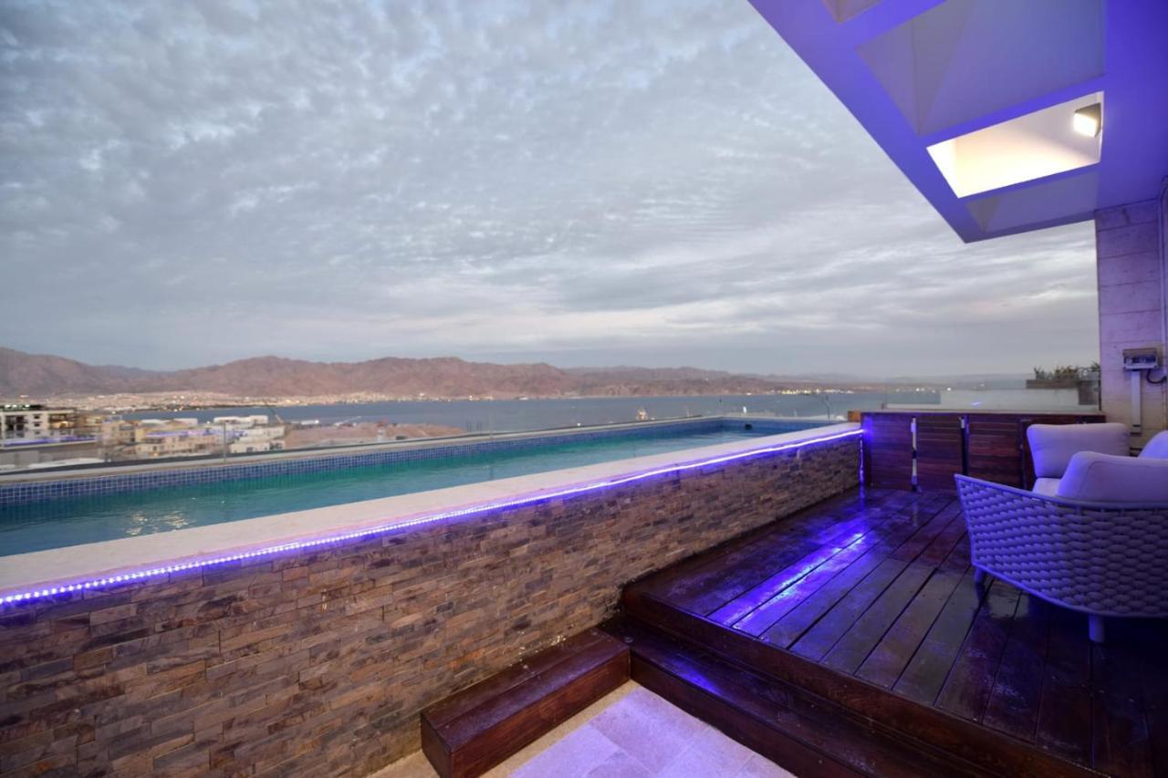 Private Pool Luxury Penthouses Sea View Eilat Exterior photo